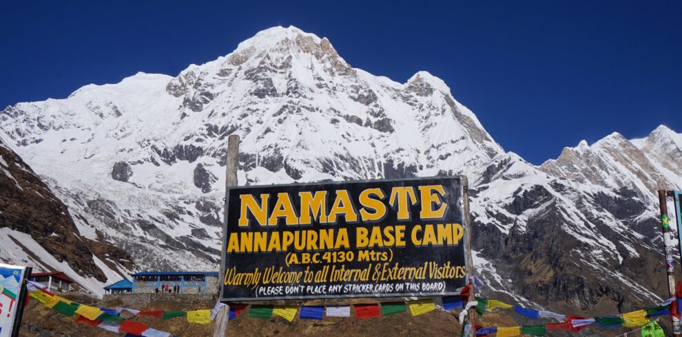 pack in Annapurna base camp